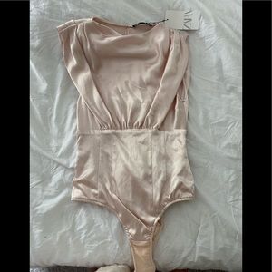 Zara Satin BodySuit.